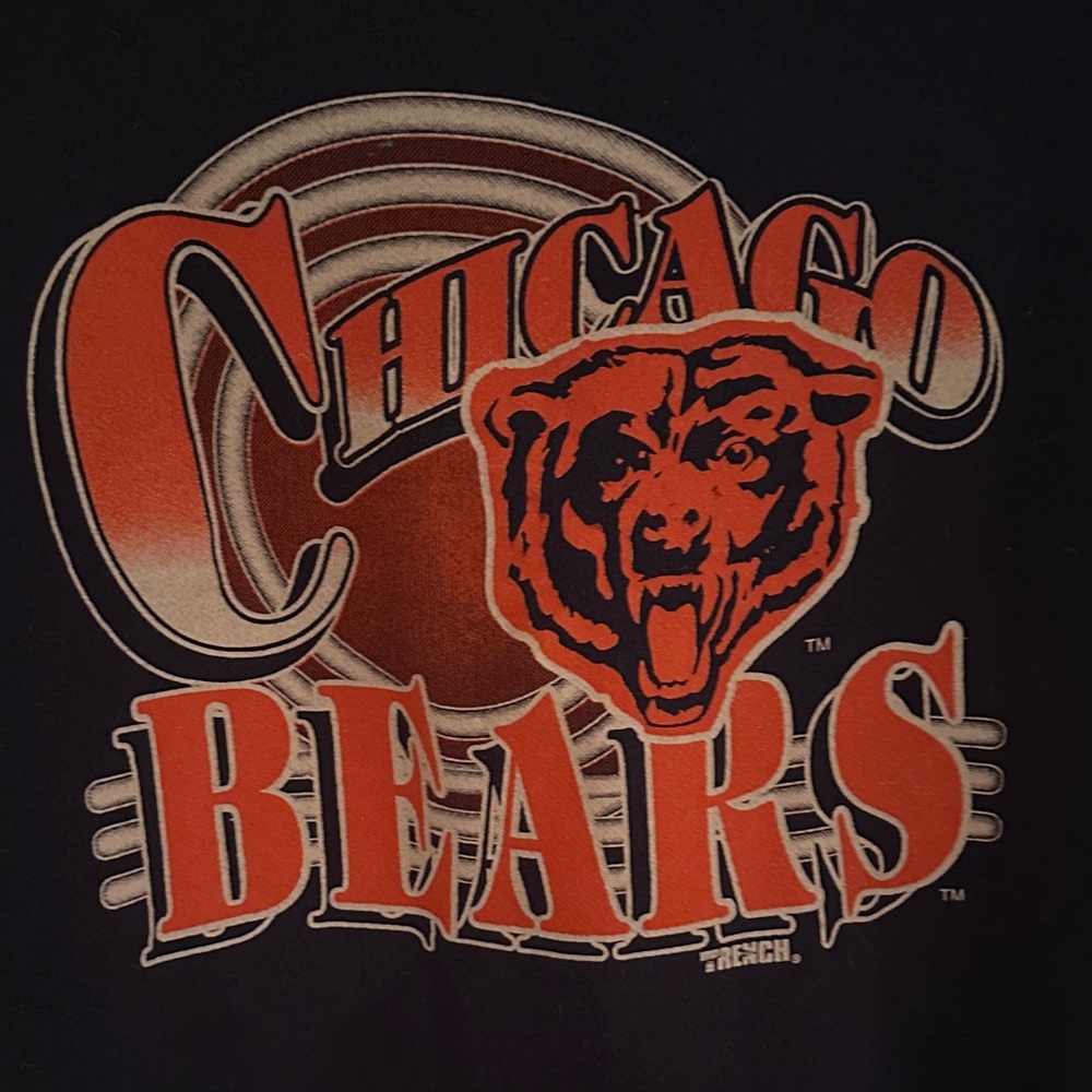 Vintage Pro Player Chicago Bears Sweatshirt in Black and Orange